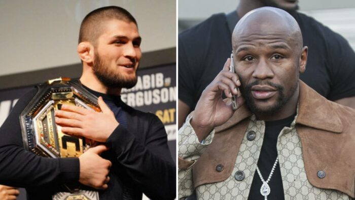 Khabib Nurmagomedov et Floyd Mayweather