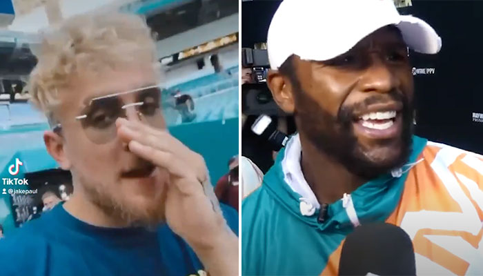 Jake Paul révèle pourquoi il a volé la casquette de Floyd Mayweather