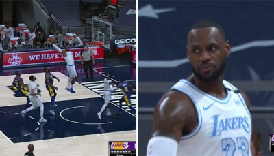 NBA – LeBron fête son retour sur les parquets avec un gros dunk !