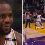NBA – LeBron sort une des passes les plus dingues de sa carrière…. et finit un alley-oop monstre !