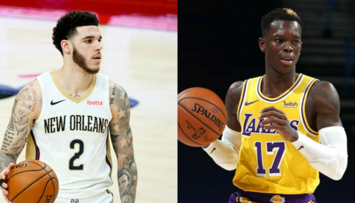 Lonzo Ball et Dennis Schröder