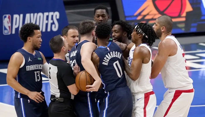 Début d'embrouille entre Luka Doncic et Patrick Beverley ! NBA