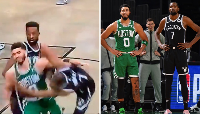 Les deux stars NBA Jayson Tatum et Kevin Durant se sont retrouvés au coeur de la polémique à cause d'une action controversée lors du Game 1 entre les Boston Celtics et les Brooklyn Nets