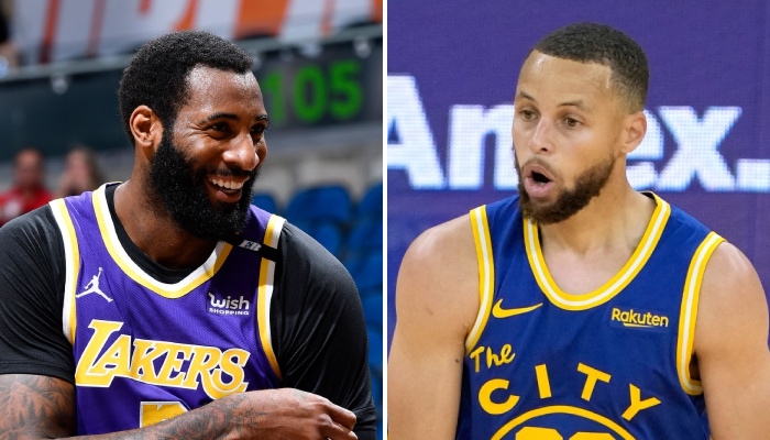 Le pivot NBA des Los Angeles Lakers, Andre Drummond, a effectué un clin d'œil risqué à la superstar des Golden State Warriors, Stephen Curry, avant la rencontre de play-in entre les deux équipes