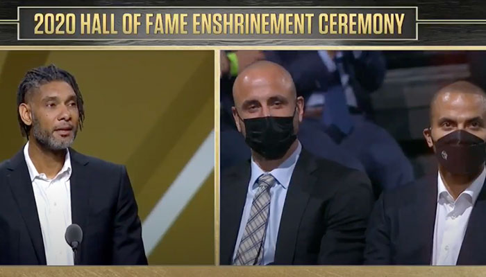 Le message de Duncan à Parker et Ginobili durant son speech Hall of Fame NBA
