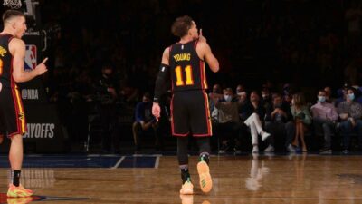 NBA – La réaction ultra arrogante de Trae Young à son pas de danse sur le terrain