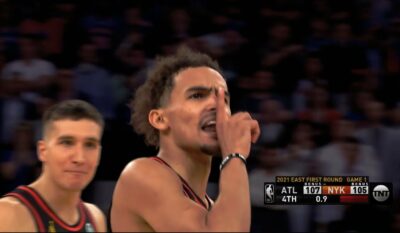 NBA – Trae Young mange Frank Ntilikina au buzzer pour la gagne et humilie le Garden !