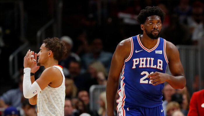 NBA Joel Embiid défend Trae Young