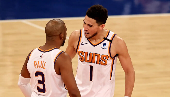 NBA Chris Paul et Devin Booker