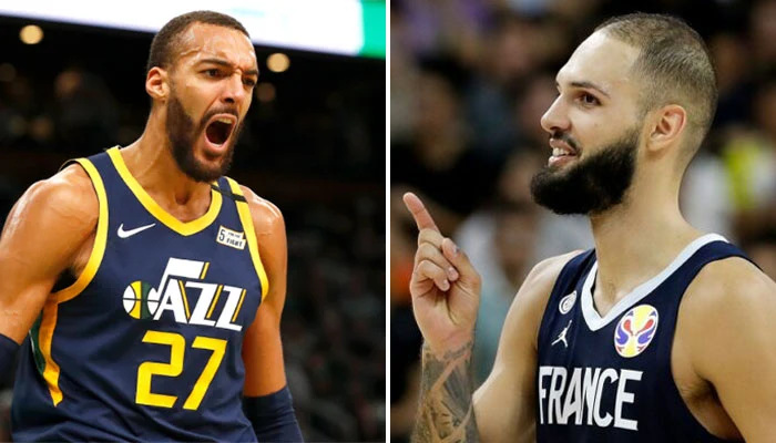 NBA Evan Fournier félicite Rudy