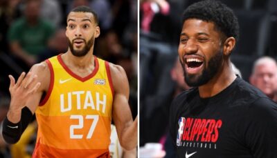 NBA – Le tacle détourné de Paul George à Rudy Gobert !