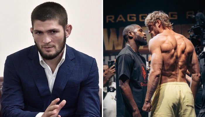 La superstar retraitée de l'UFC, Khabib Nurmagomedov, a livré son opinion sur le combat ultra-médiatisé ayant opposé Floyd Mayweather à Logan Paul