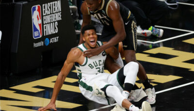 NBA – Catastrophe : Giannis sort sur blessure, les Bucks craignent le pire !