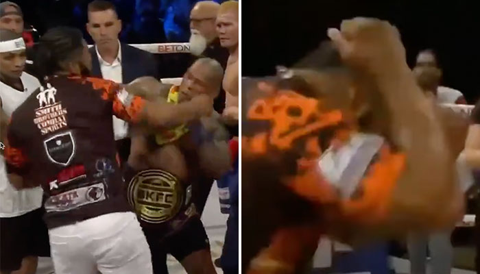 Hector Lombard disjoncte... et démonte Lorenzo Hunt après le combat !