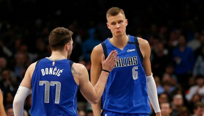 Luka Doncic et Kristaps Porzingis