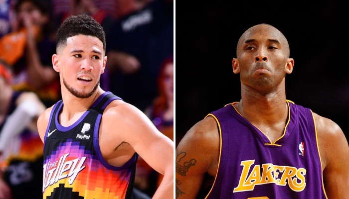 La star NBA des Phoenix Suns, Devin Booker, récemment comparée à la légende des Los Angeles Lakers, Kobe Bryant