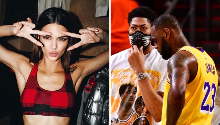 La célèbre top-model Kendall Jenner, compagne de la star NBA des Phoenix Suns, Devin Booker, a assisté aux première loges à la débâcle adressée aux Los Angeles Lakers d'Anthony Davis et LeBron James