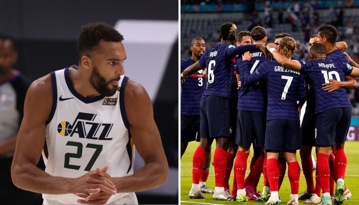 La superstar NBA du Utah Jazz, Rudy Gobert, a réagi à la victoire des Bleus face à l'Allemagne, dans le cadre de l'Euro de football 2020