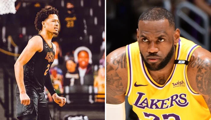 NBA Cade Cunningham s'adresse au King