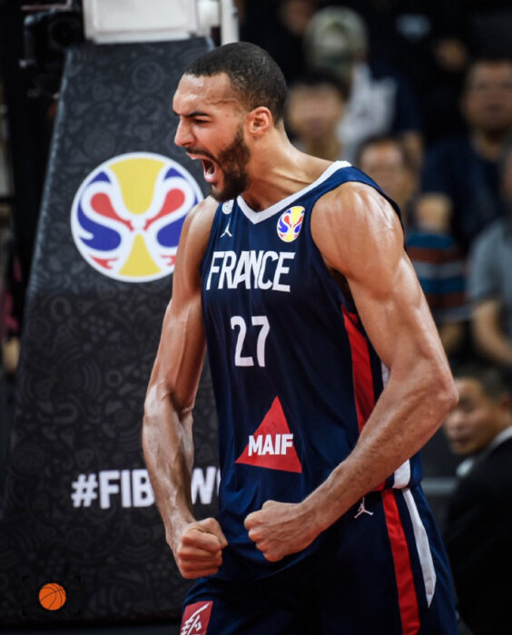 NBA Rudy s'affiche avec Teddy Riner