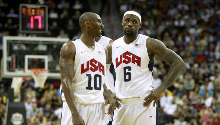 NBA LeBron et Kobe avec Team USA