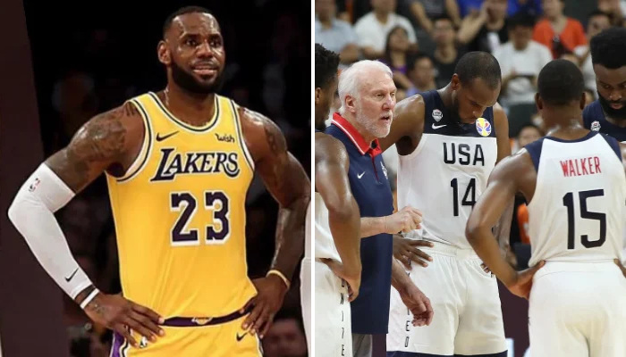 NBA LeBron juge le groupe de Team USA