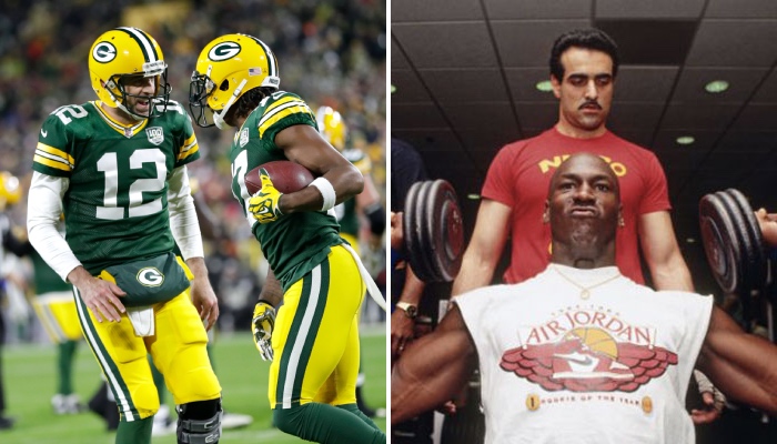 Aaron Rodgers et Davante Adams se sont comparés à Michael Jordan