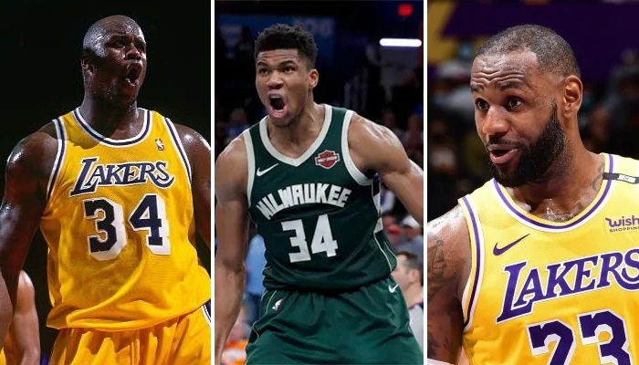 NBA Giannis rejoint Shaq et LeBron