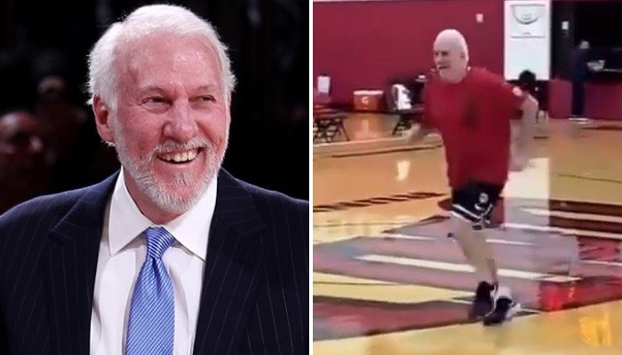 Gregg Popovich a couru des suicides avec Team USA, pour le plus grand bonheur des internautes