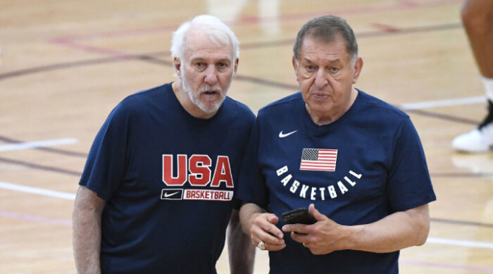NBA Jerry Colangelo tacle Kevin Love