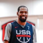 NBA – KD trash-talke fort un joueur français avant USA vs France aux JO !