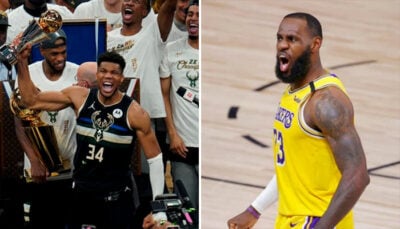 NBA – La géniale réaction de LeBron au premier titre de Giannis