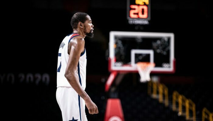 Kevin Durant sous le maillot de Team USA