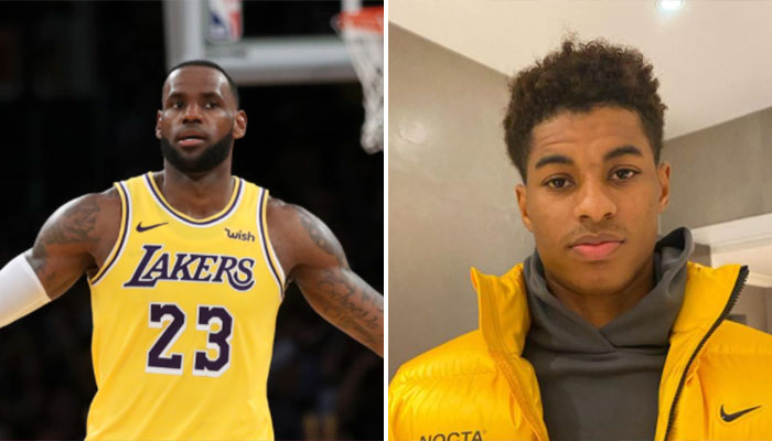 LeBron James affiche son soutien à Marcus Rashford NBA