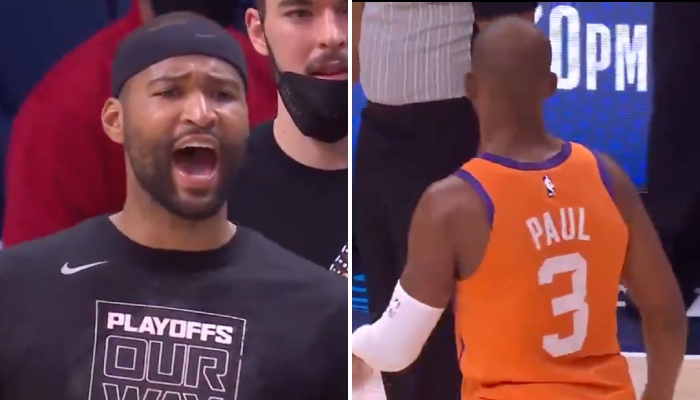 L'intérieur des Los Angeles Clippers, DeMarcus Cousins, a littéralement incendié le meneur des Phoenix Suns, Chris Paul, à l'issue du match 6 entre les deux équipes lors des playoffs 2021