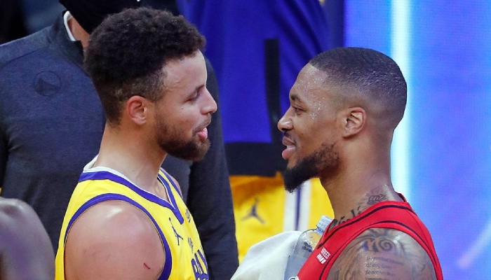 Les superstars NBA des Golden State Warriors et des Portland Trail Blazers, Stephen Curry et Damian Lillard, pourraient bien voir leur équipe signer le blockbuster trade de l'été