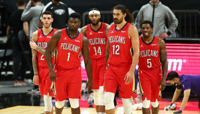 Zion Williamson, Steven Adams, Brandon Ingram, Lonzo Ball et les Pelicans