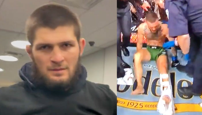 Khabib à la défaite de Conor McGregor