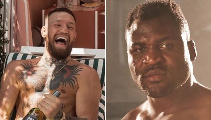 Francis Ngannou et Conor McGregor