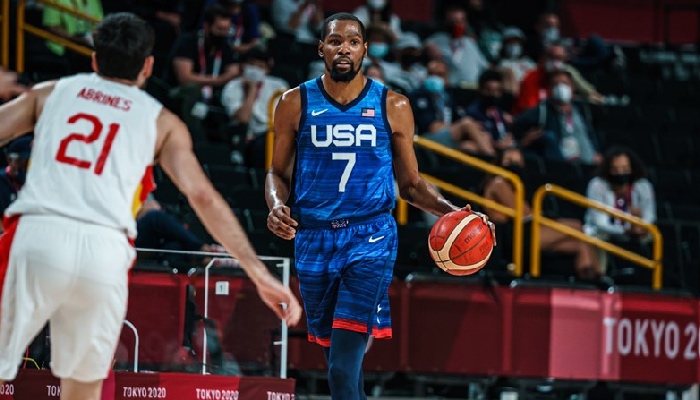 Kevin Durant a été dominant face à l'Espagne