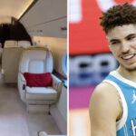 NBA – Les images virales de l’avion privé de LaMelo Ball