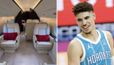 NBA – Les images virales de l’avion privé de LaMelo Ball