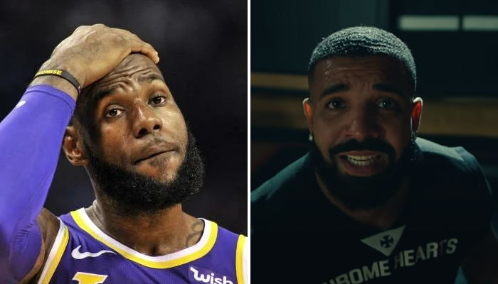 NBA LeBron commet une bourde et affiche Drake