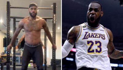 NBA – « Je n’ai jamais fait ça avant » : le nouveau workout de LeBron !