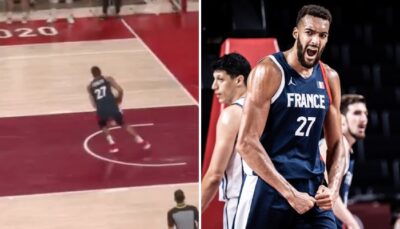 NBA/JO – Rudy Gobert pose un 360° douteux à l’ultime seconde, internet s’enflamme !