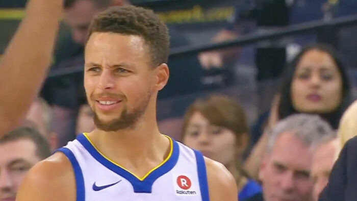 NBA Curry complètement confus