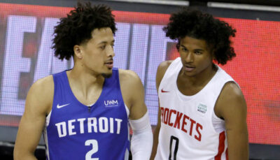 NBA – Cade Cunningham et Jalen Green se livrent un magnifique duel jusqu’au bout !