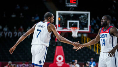 NBA/JO – Le savon réussi de Draymond Green à Kevin Durant en plein match !