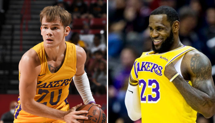 Mac McClung et LeBron James