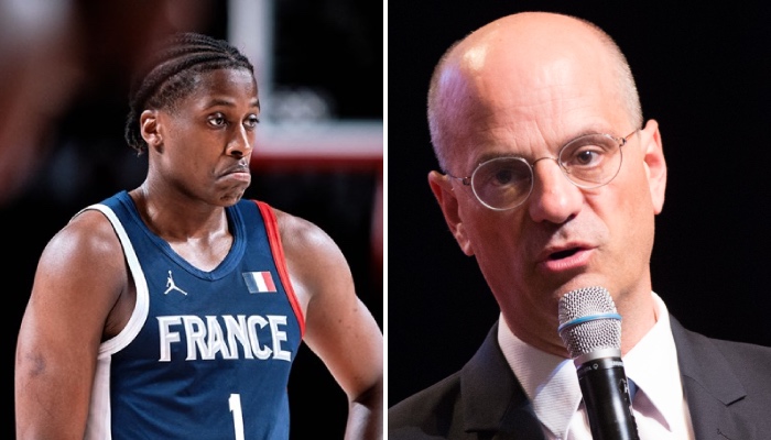 Après Vincent Poirier et Evan Fournier, le meneur NBA de l'équipe de France de basket, Frank Ntilikina, a répondu aux propos polémique du ministre de l'Éducation nationale, Jean-Michel Blanquer